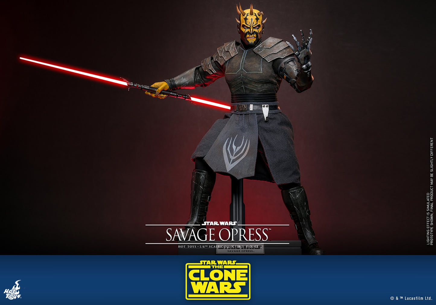 Star Wars: The Clone Wars Savage Opress Sixth Scale Action Figure - Hot Toys