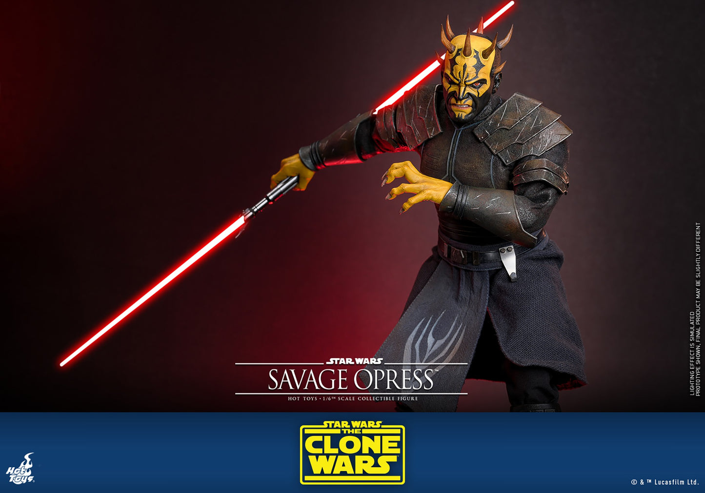 Star Wars: The Clone Wars Savage Opress Sixth Scale Action Figure - Hot Toys