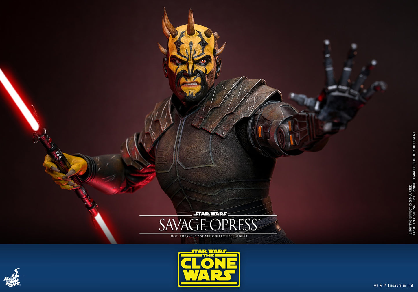 Star Wars: The Clone Wars Savage Opress Sixth Scale Action Figure - Hot Toys