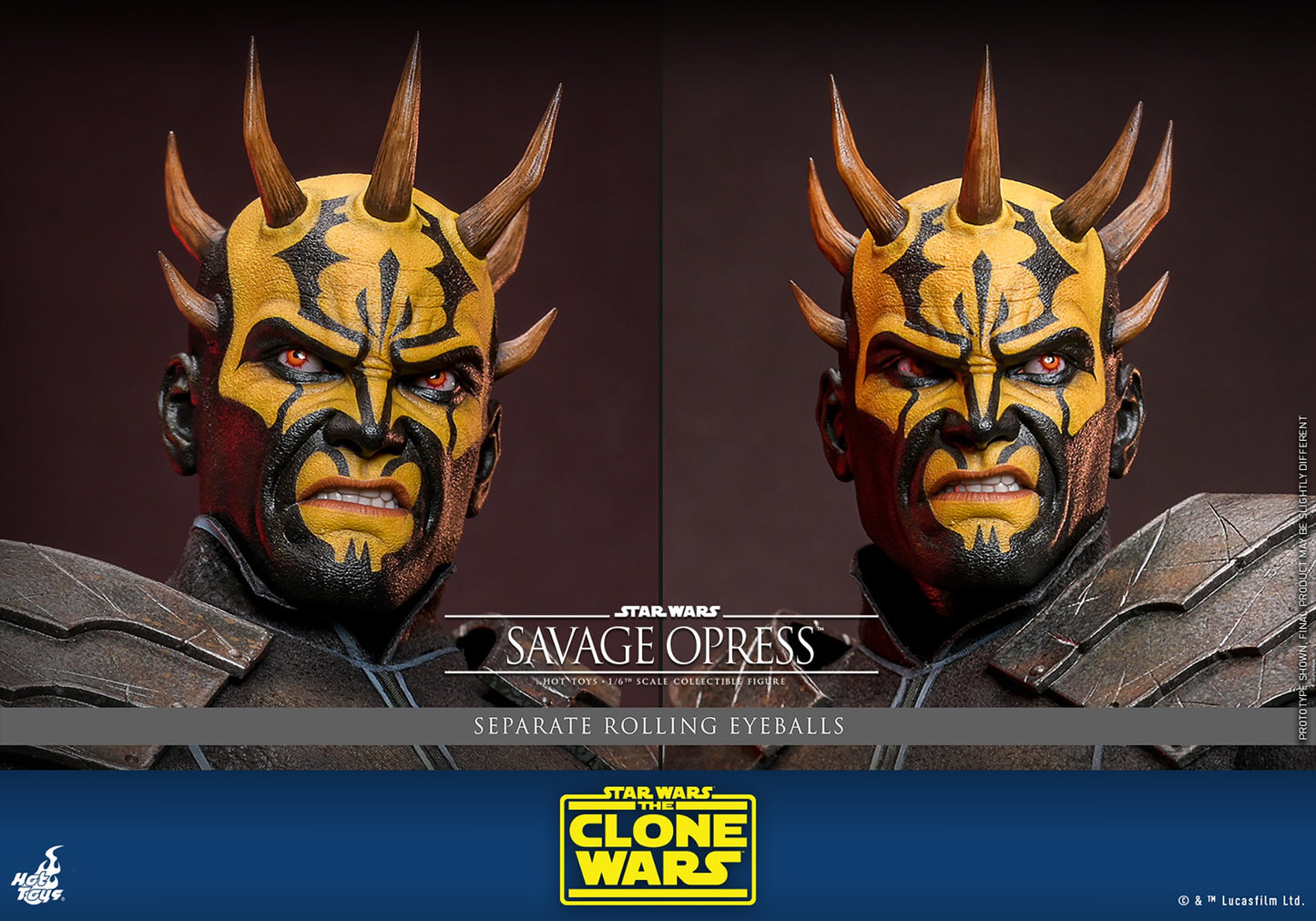 Star Wars: The Clone Wars Savage Opress Sixth Scale Action Figure - Hot Toys