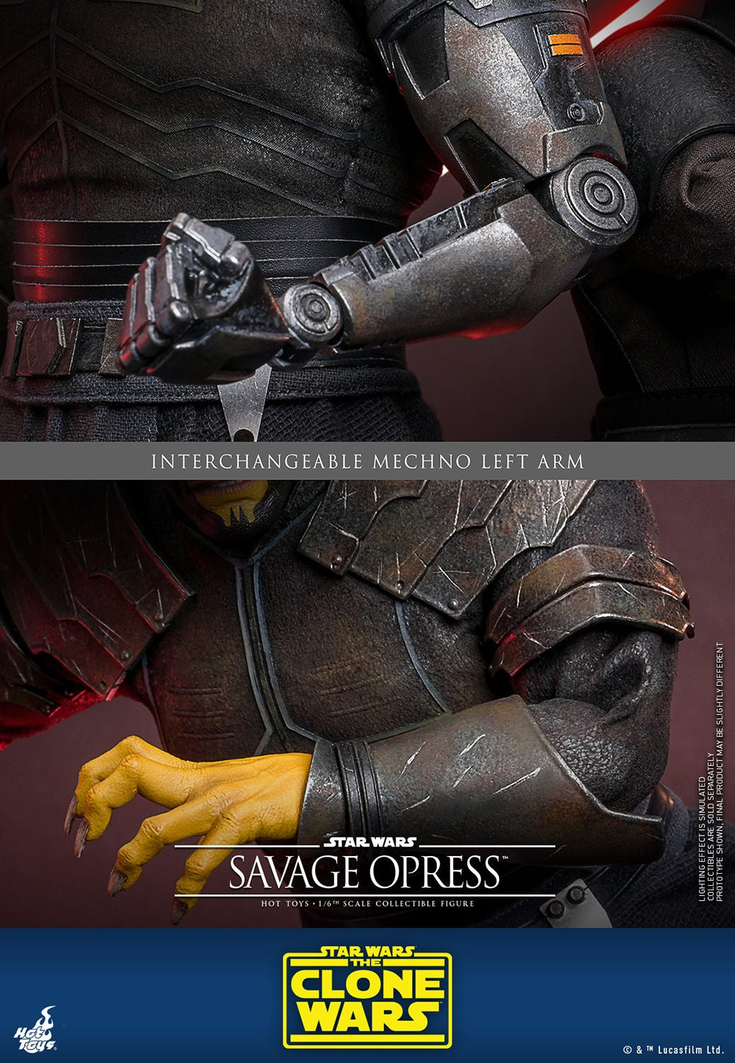 Star Wars: The Clone Wars Savage Opress Sixth Scale Action Figure - Hot Toys
