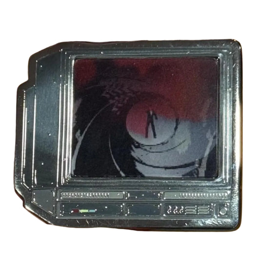 GoldenEye 007 James Bond 2.5" Lenticular CRTV Pin - GoopyGoblins