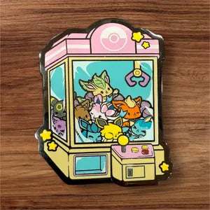 Pokemon Eevee Eeveelutions Claw Machine Pin - GoopyGoblins