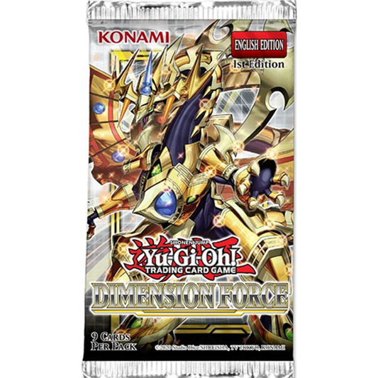 Yu-Gi-Oh! TCG Dimension Force Booster Pack - 9 Cards - Konami