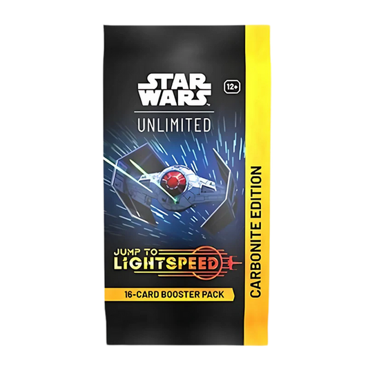 Star Wars: Unlimited Jump to Lightspeed Carbonite Edition Booster Pack - 16 Cards - Fantasy Flight Games