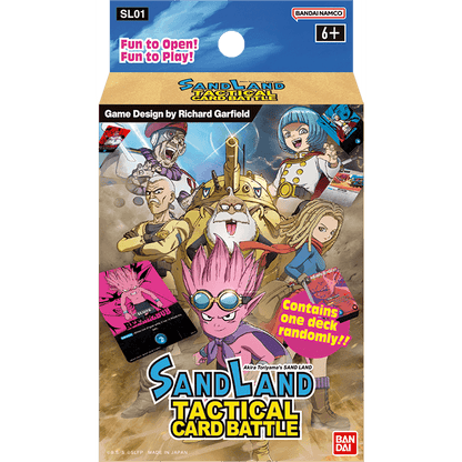 Akira Toriyama's Sand Land Tactical Card Battle TCG Game - Bandai - 1st Edition, 1 of 10 Random Decks, 31 Cards