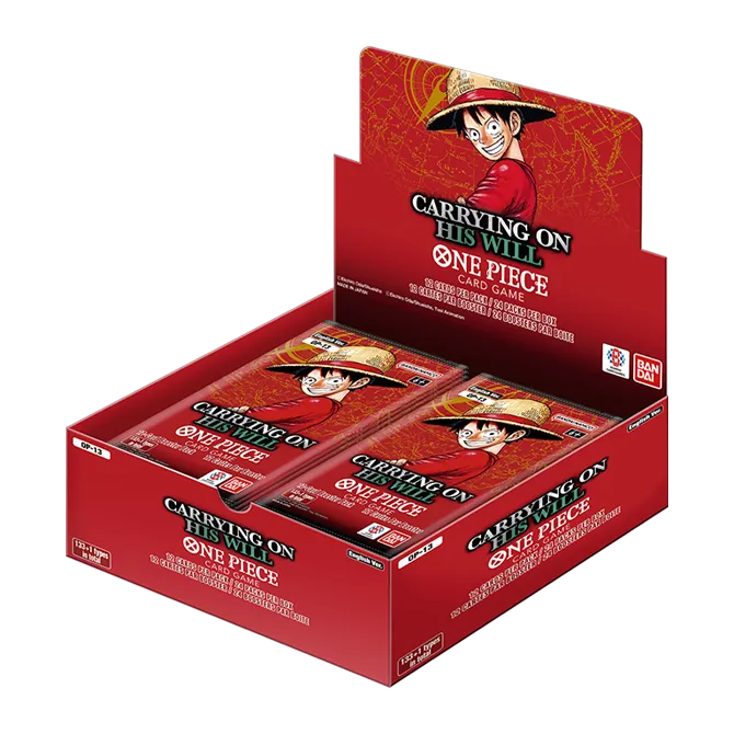 One Piece Card Game Carrying on His Will Booster Pack OP-13 - 12 Cards, English Ver. - Bandai Namco