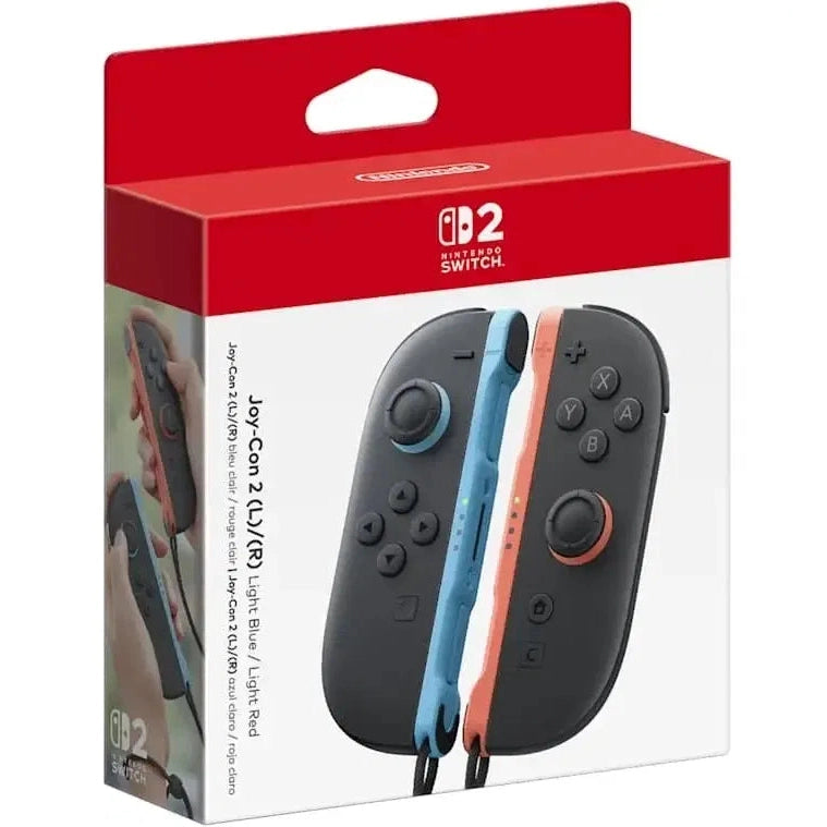 Joy-Con 2 Controller Set L / R - Nintendo Switch 2 - Light Blue/Light Red