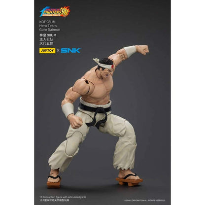 The King of Fighters '98 Ultimate Match Hero Team Goro Daimon 1/18 Scale Action Figure - JoyToy
