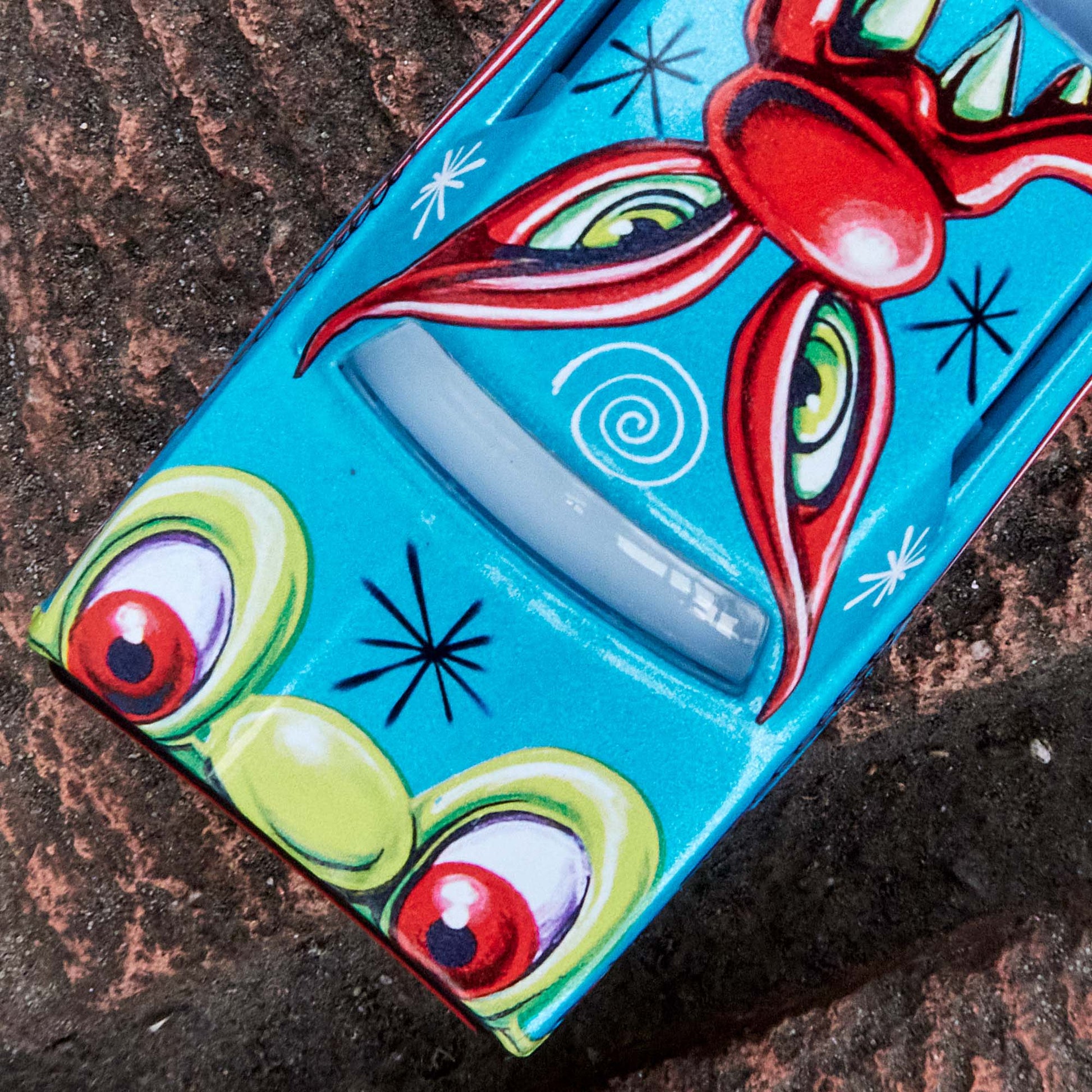 Hot Wheels x Kenny Scharf Custom T-Bird - 1:64 Scale Diecast Car - Mattel Creations Exclusive