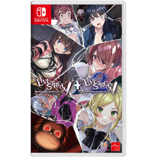 Livestream: Escape from Hotel Izanami + Livestream 2: Escape from Togaezuka Happy Place Collection - Nintendo Switch - Arc System Works Asia Import, Multi-Language