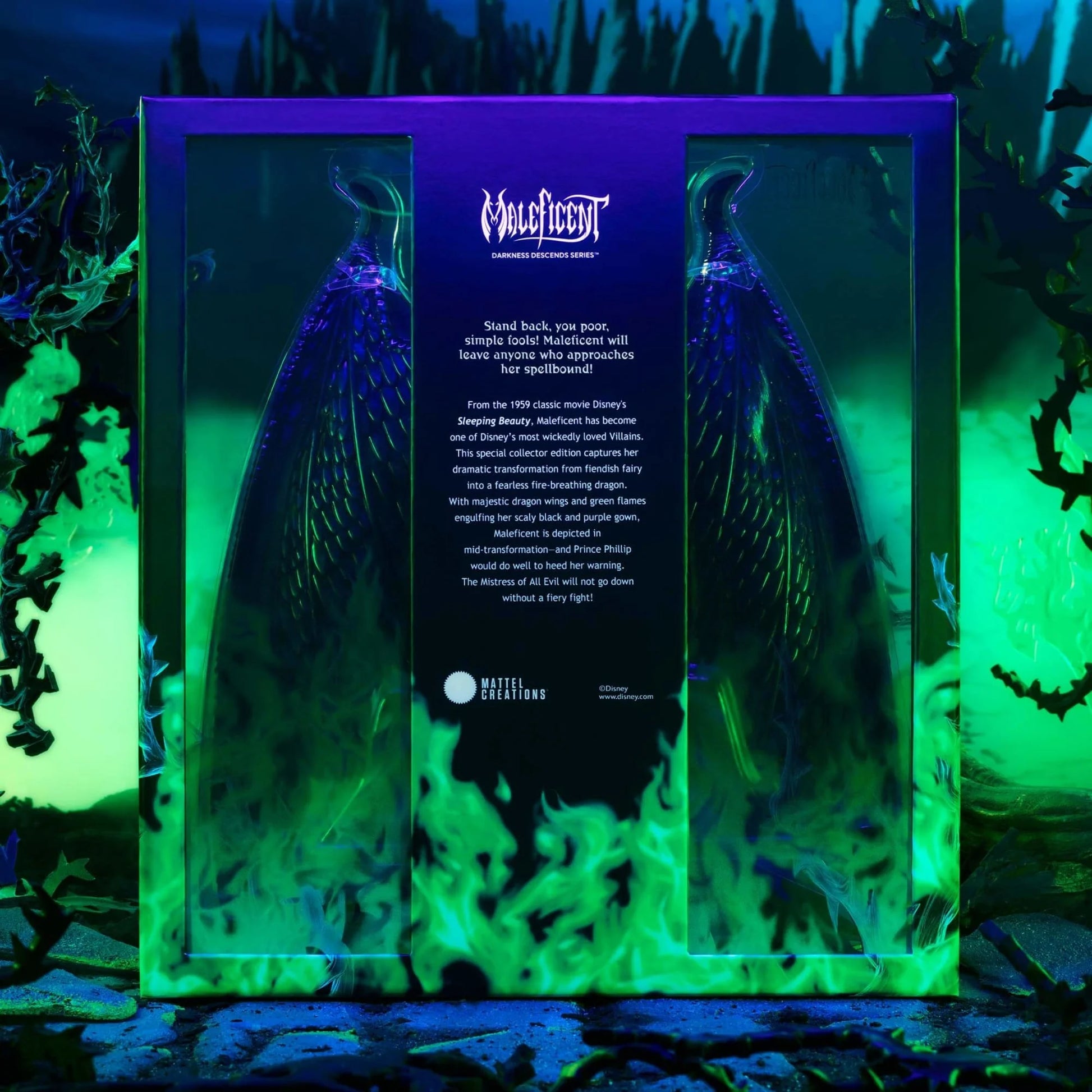 Sleeping Beauty Maleficent Doll - Mattel - Disney Collector Darkness Descends Series