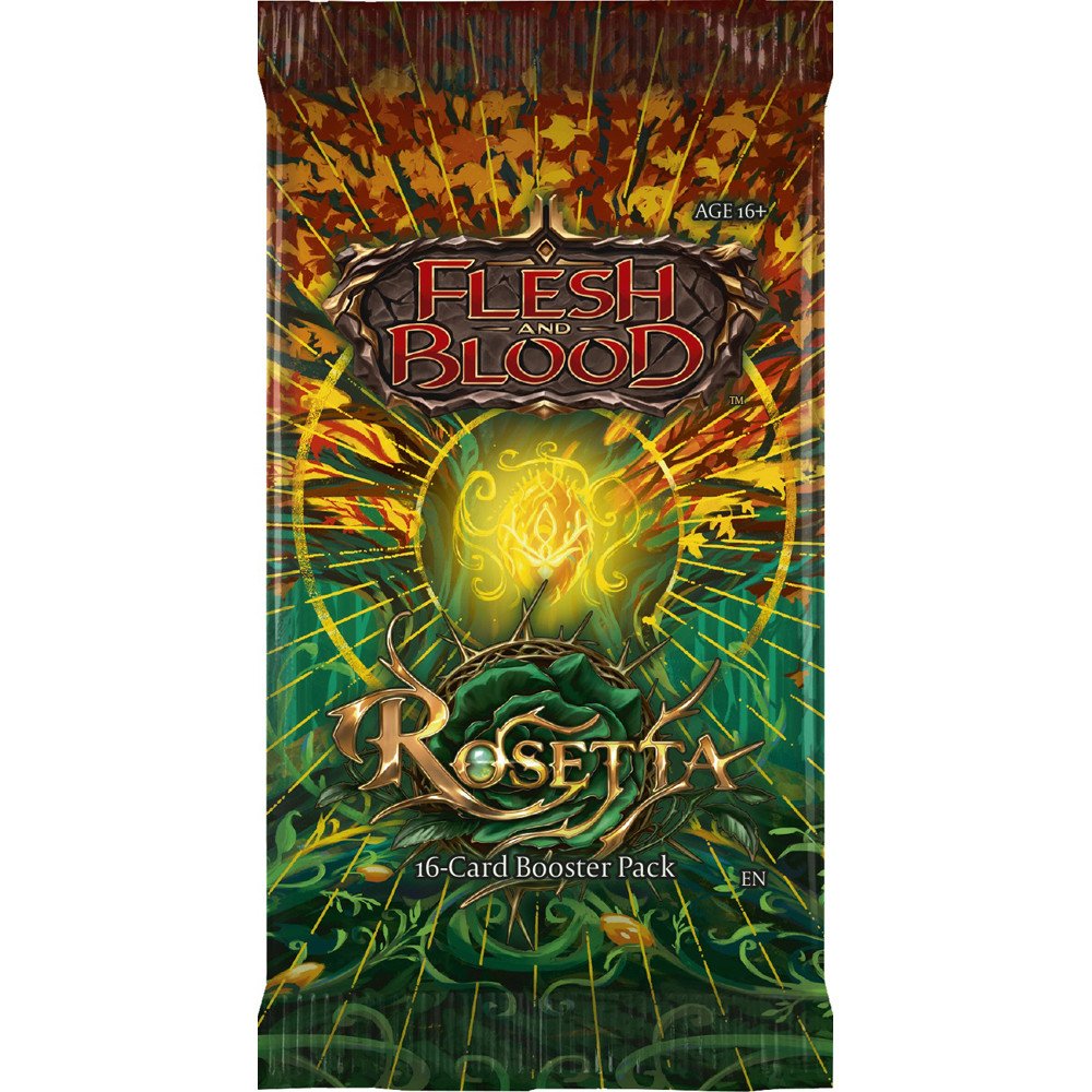 Flesh and Blood TCG Rosetta Booster Pack - 16 Cards - Legend Story Studios