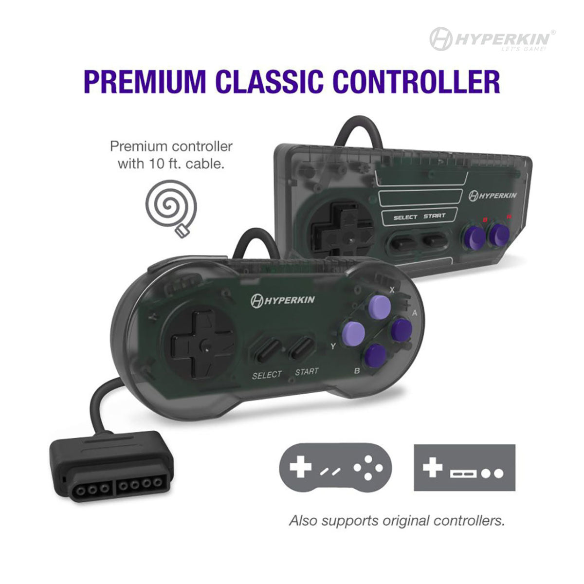 RetroN 2 HD 2-in-1 Retro Gaming Console - NES, SNES & Super Famicom - Hyperkin
