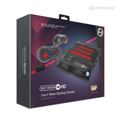 RetroN 3 HD 3-in-1 Retro Gaming Console - NES, SNES/SFC & Genesis/MD - Hyperkin