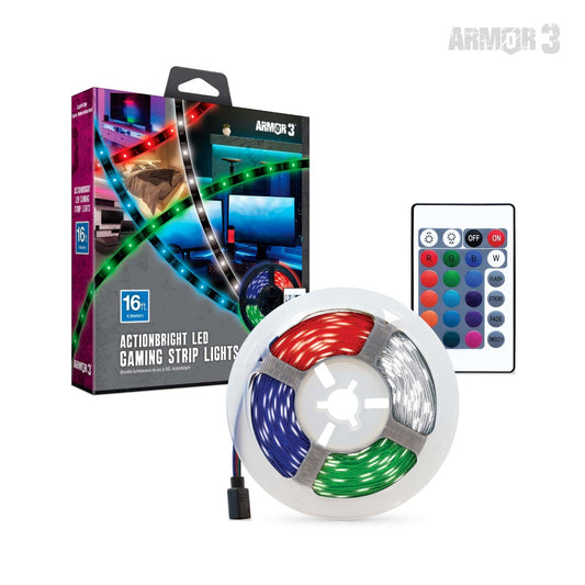ActionBright LED Gaming Strip Lights 16 ft - Armor 3
