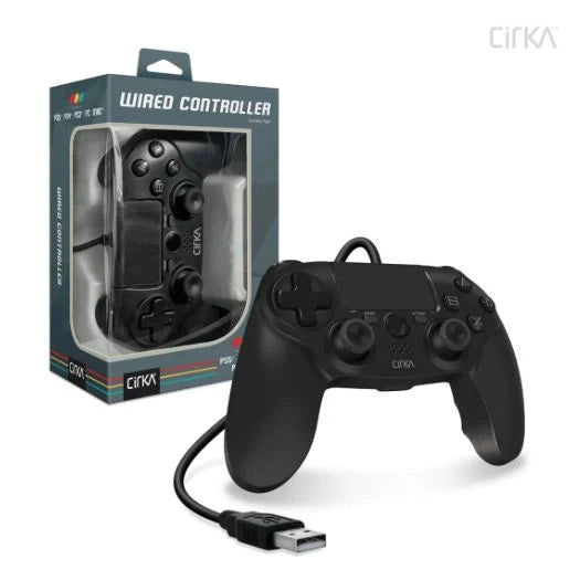 Cirka NuForce Wired Controller Black - PlayStation 4, PC, Mac - Hyperkin M07527-BK