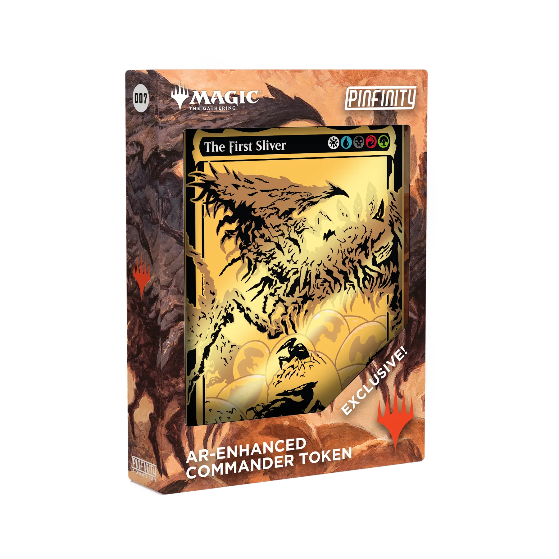 Magic: The Gathering The First Sliver - AR-Enhanced Commander Token - Pinfinity