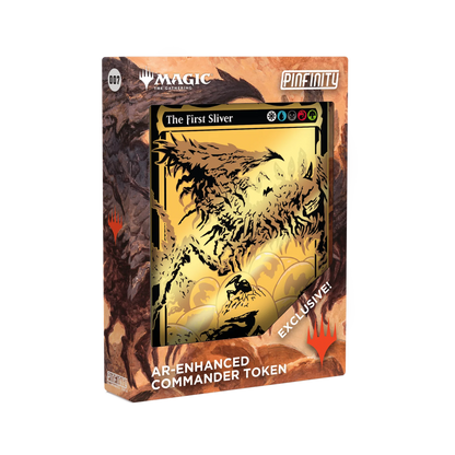 Magic: The Gathering The First Sliver - AR-Enhanced Commander Token - Pinfinity