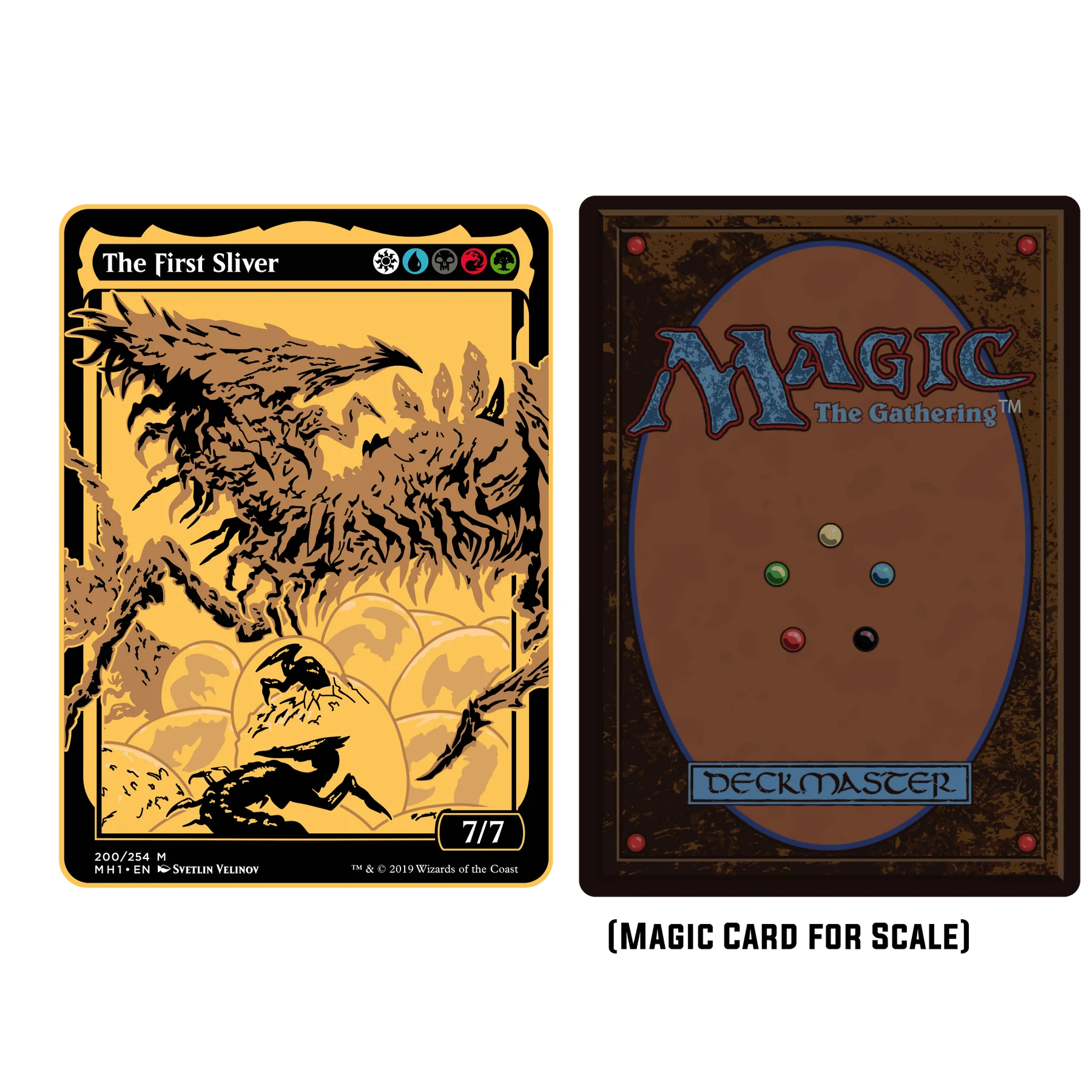 Magic: The Gathering The First Sliver - AR-Enhanced Commander Token - Pinfinity