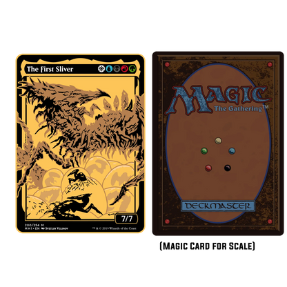 Magic: The Gathering The First Sliver - AR-Enhanced Commander Token - Pinfinity