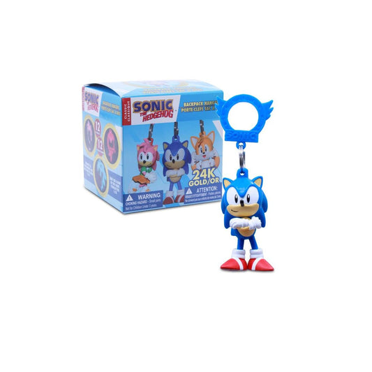 Sonic the Hedgehog Mystery Backpack Hangers - 1 Random Clip-On Figure - License 2 Play Toys