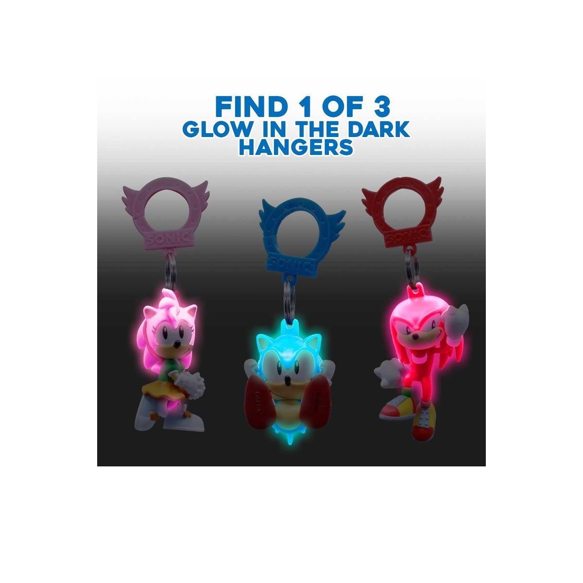 Sonic the Hedgehog Mystery Backpack Hangers - 1 Random Clip-On Figure - License 2 Play Toys