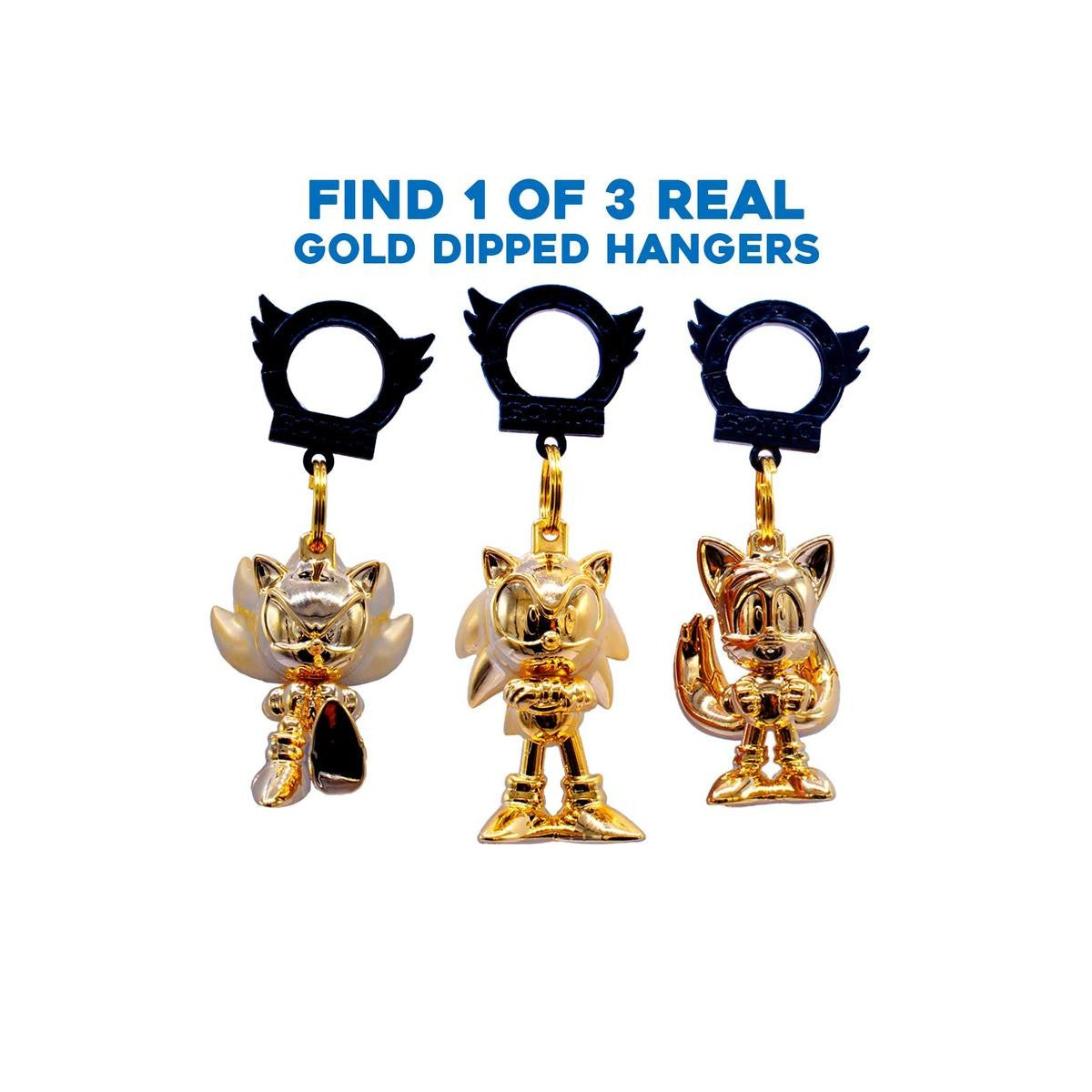 Sonic the Hedgehog Mystery Backpack Hangers - 1 Random Clip-On Figure - License 2 Play Toys