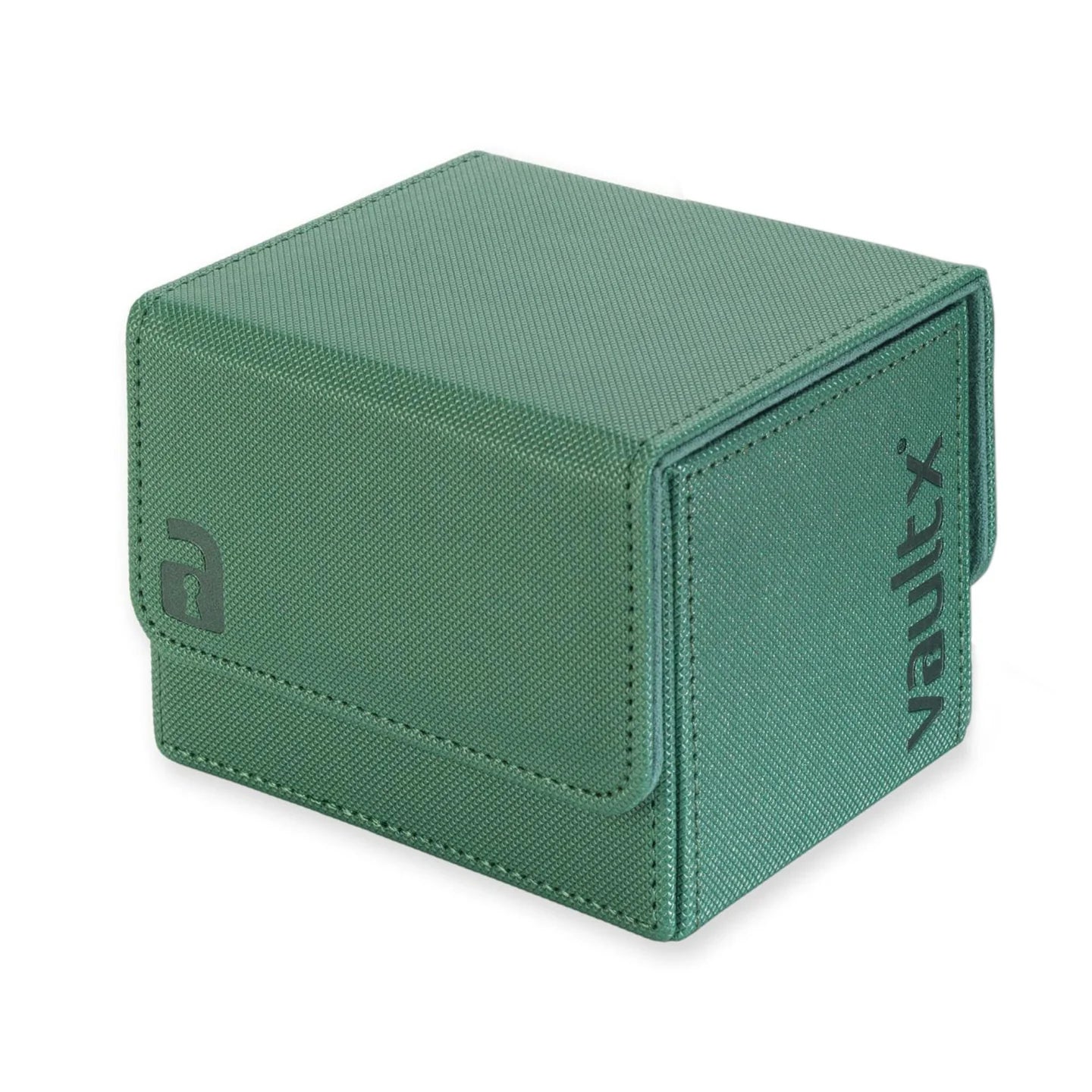 Vault X Sideloading TCG Deck Box - Exo-Tec - Metallic Green, Holds 100+ Cards!