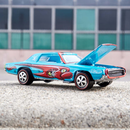 Hot Wheels x Kenny Scharf Custom T-Bird - 1:64 Scale Diecast Car - Mattel Creations Exclusive