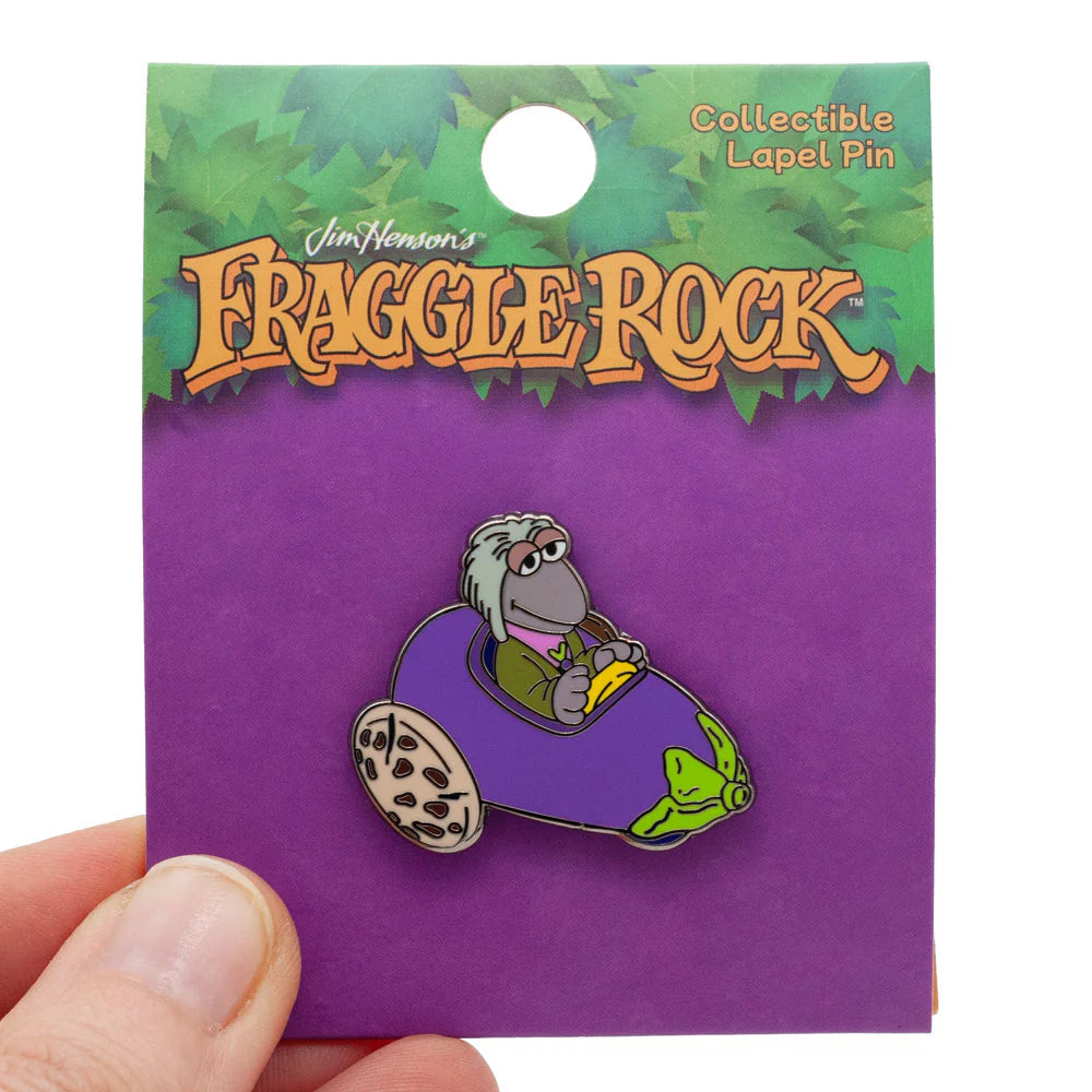 Fraggle Rock Mokey in Eggplant Car Enamel Pin - Jim Henson Co., Little Shop of Pins - McDonald's Happy Meal Series