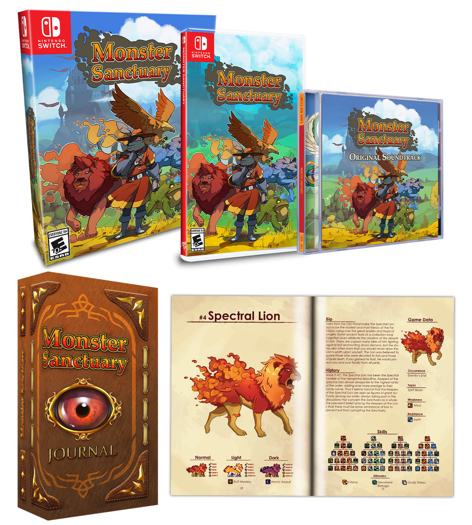 Monster Sanctuary Collector's Edition Nintendo Switch