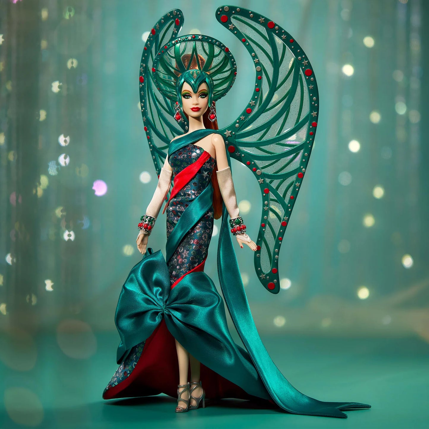 Bob Mackie Holiday Angel Barbie Doll - Mattel Creations