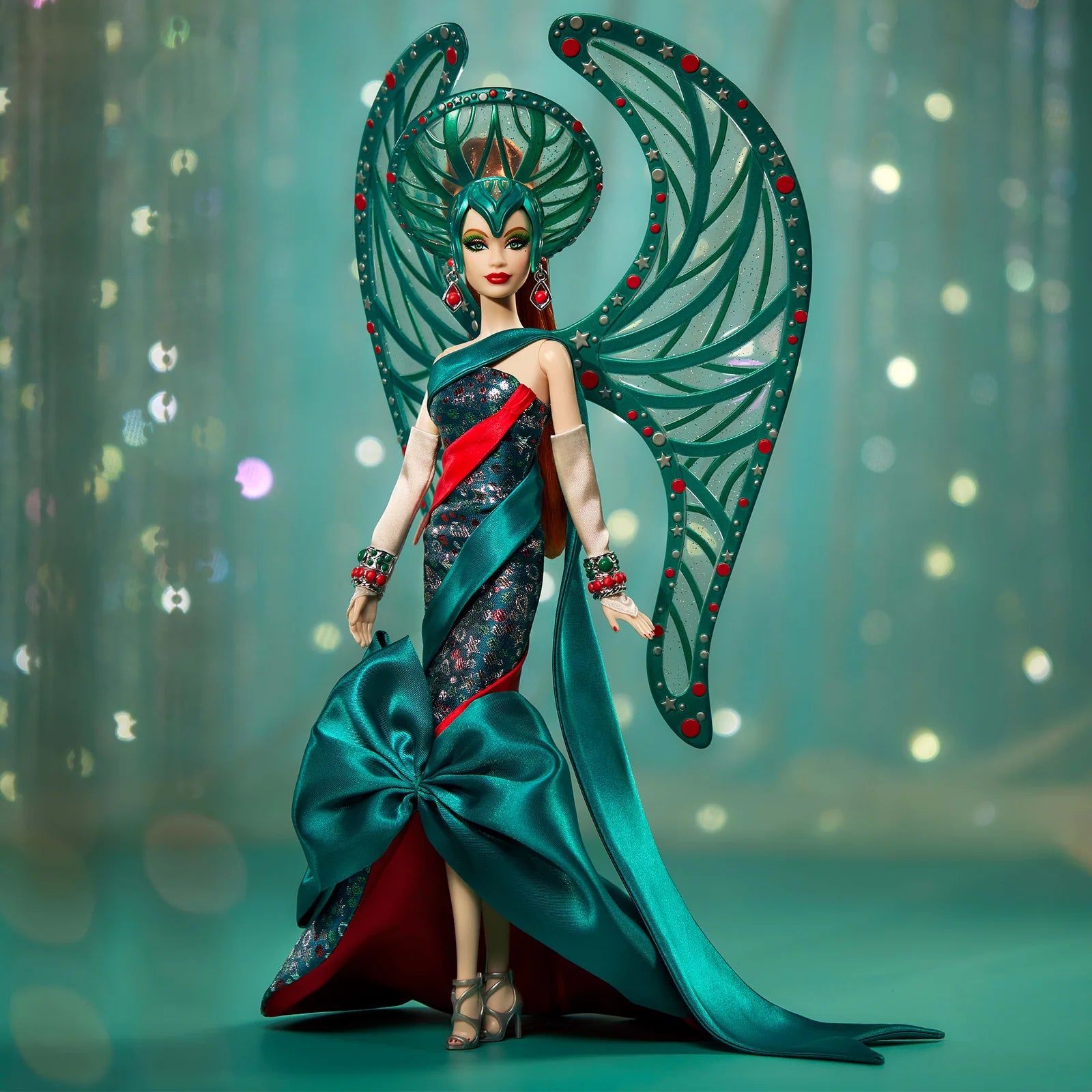 Bob Mackie Holiday Angel Barbie Doll - Mattel Creations