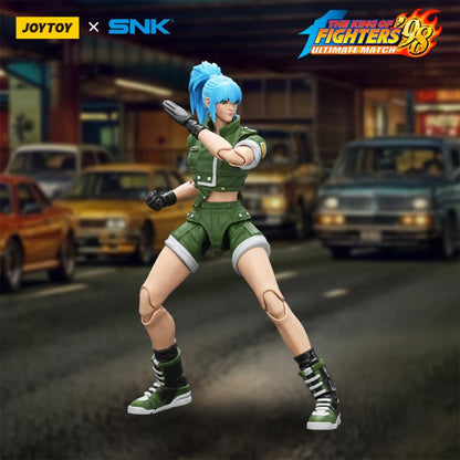 The King of Fighters '98 UM Leona Heidern Ikari Warriors Team 4.6-Inch Action Figure - JoyToy - Pocket Micro