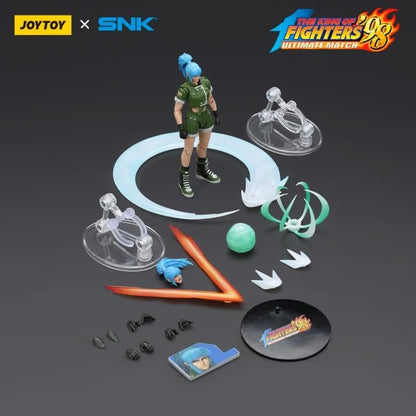 The King of Fighters '98 UM Leona Heidern Ikari Warriors Team 4.6-Inch Action Figure - JoyToy - Pocket Micro