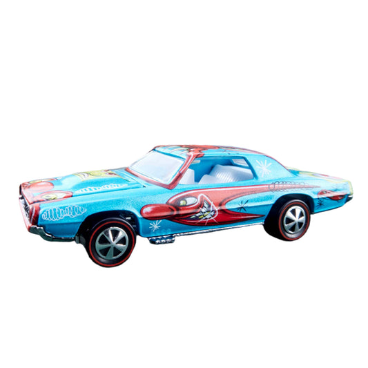 Hot Wheels x Kenny Scharf Custom T-Bird - 1:64 Scale Diecast Car - Mattel Creations Exclusive