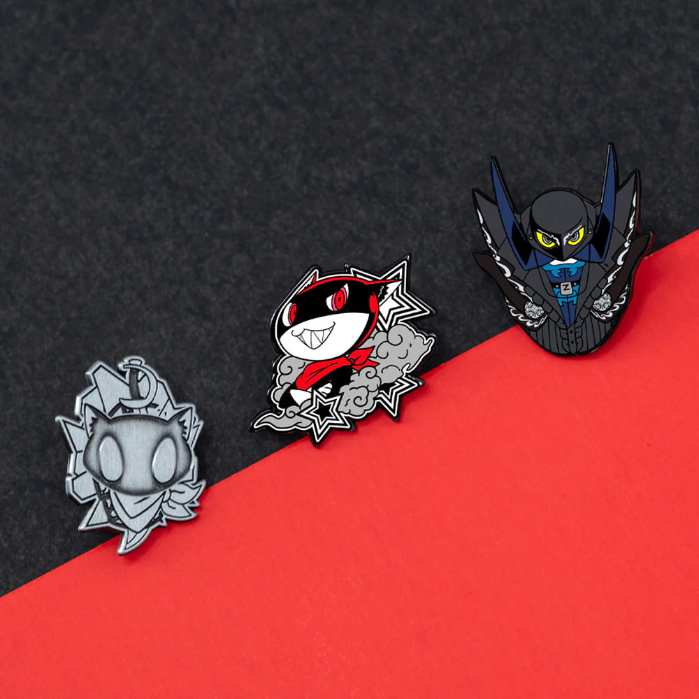 Persona 5 Mona Pin Set - Eighty Sixed - Limited Edition