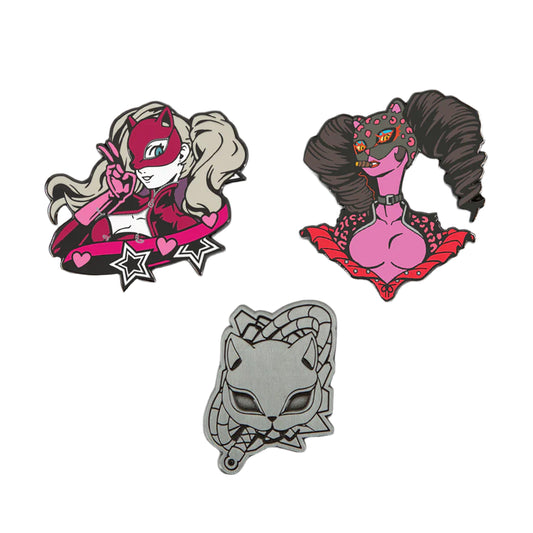 Persona 5 Panther Pin Set - Eighty Sixed