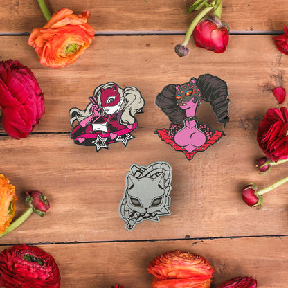 Persona 5 Panther Pin Set - Eighty Sixed