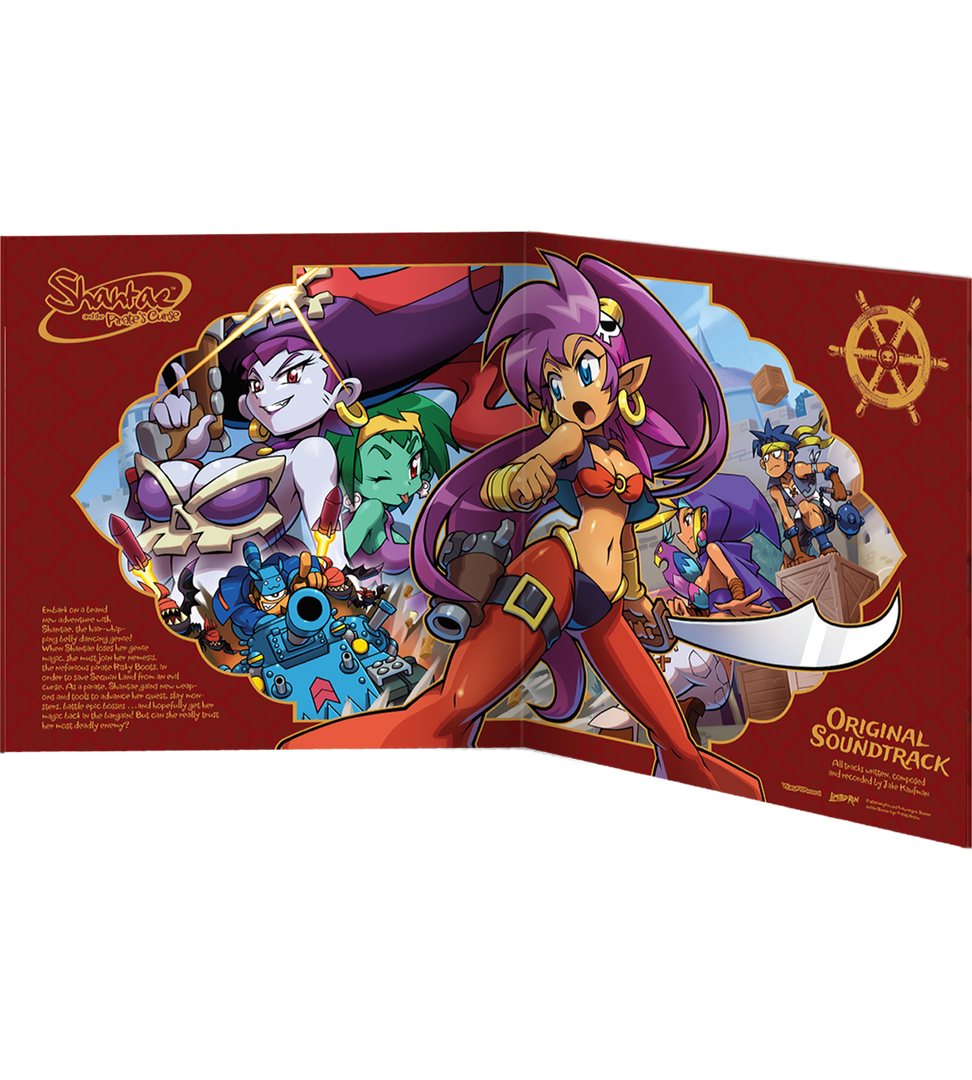 Shantae and the Pirate's Curse 2 LP Vinyl Soundtrack