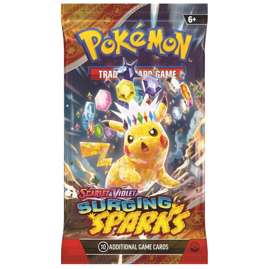 Pokemon Scarlet & Violet Surging Sparks Booster Pack - 10 Cards