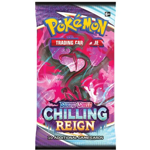 Pokemon TCG Sword & Shield Chilling Reign Booster Pack - 10 Cards