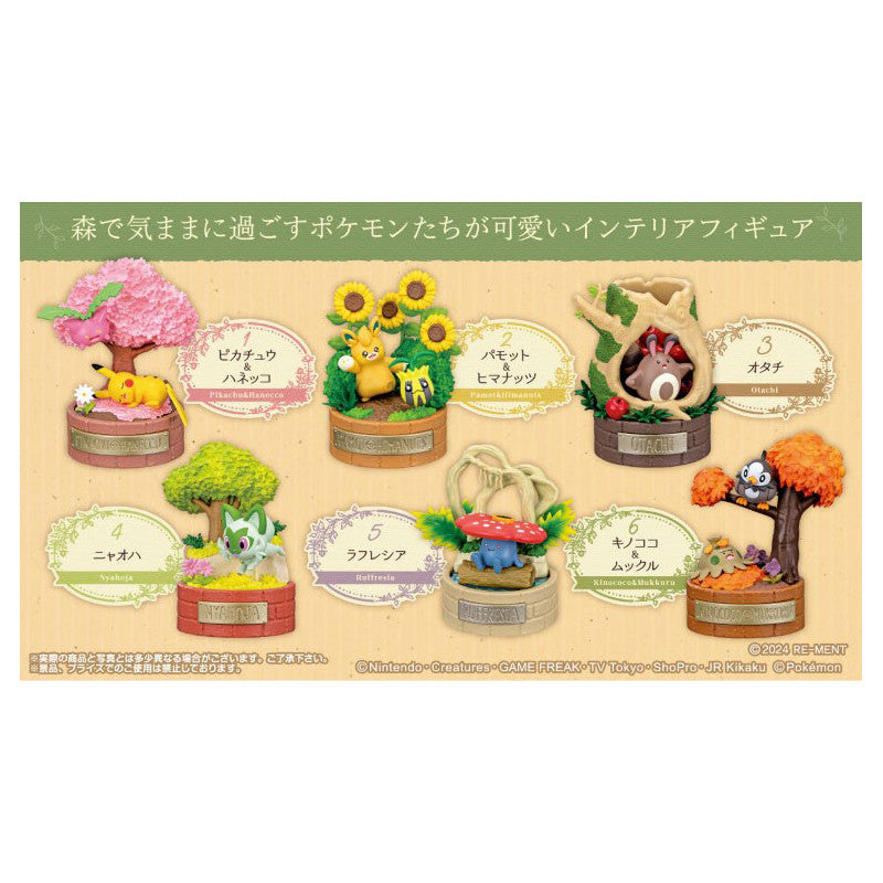 Pokemon A Little Tale of the Forest Blind Box - 1 Random Figure, 6 Possible Designs - Re-ment