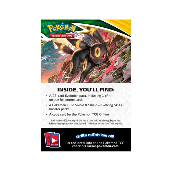 Pokemon TCG Sword & Shield 7 Evolving Skies Build & Battle Box - 1 Evolution Pack & 4 Boosters