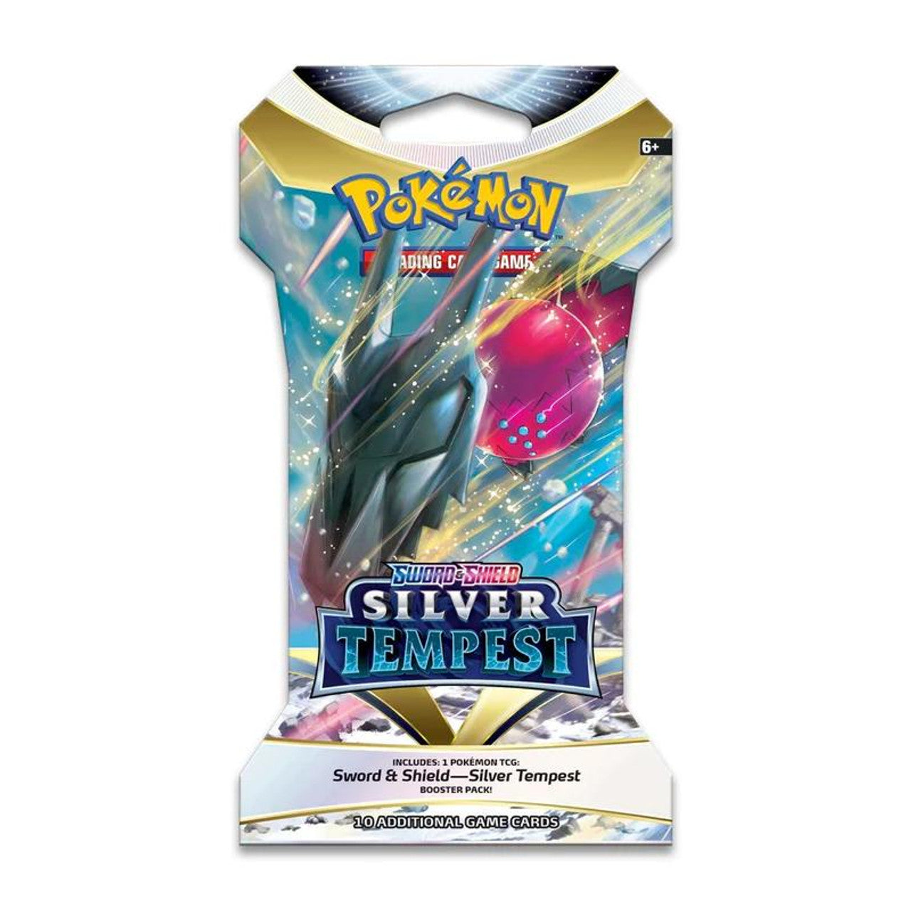 Pokemon TCG Sword & Shield Silver Tempest Sleeved Booster Pack - 10 Cards