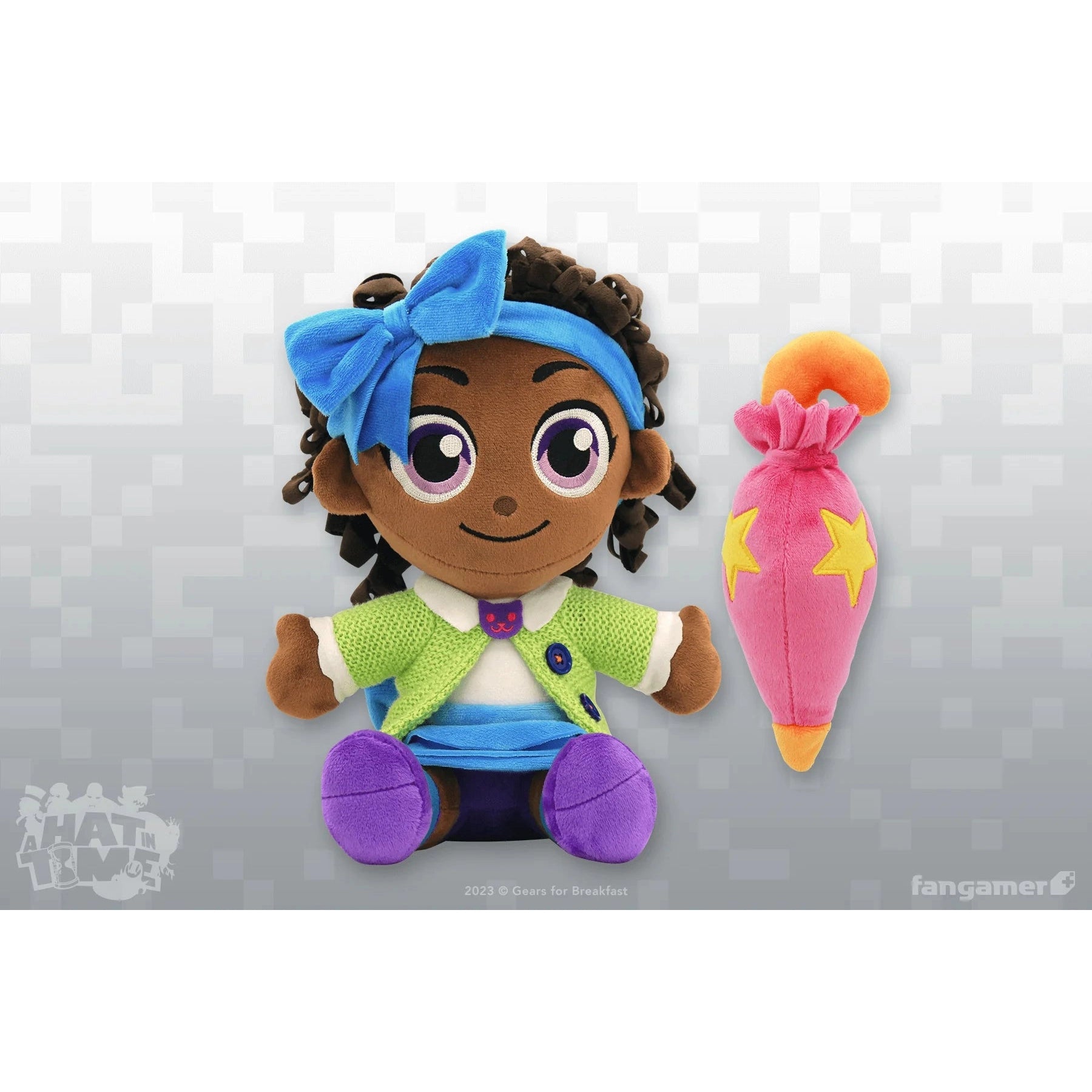 A Hat in Time Bow Kid 10.5" Plush Doll - Nina Matsumoto & Eyes5 - Fangamer