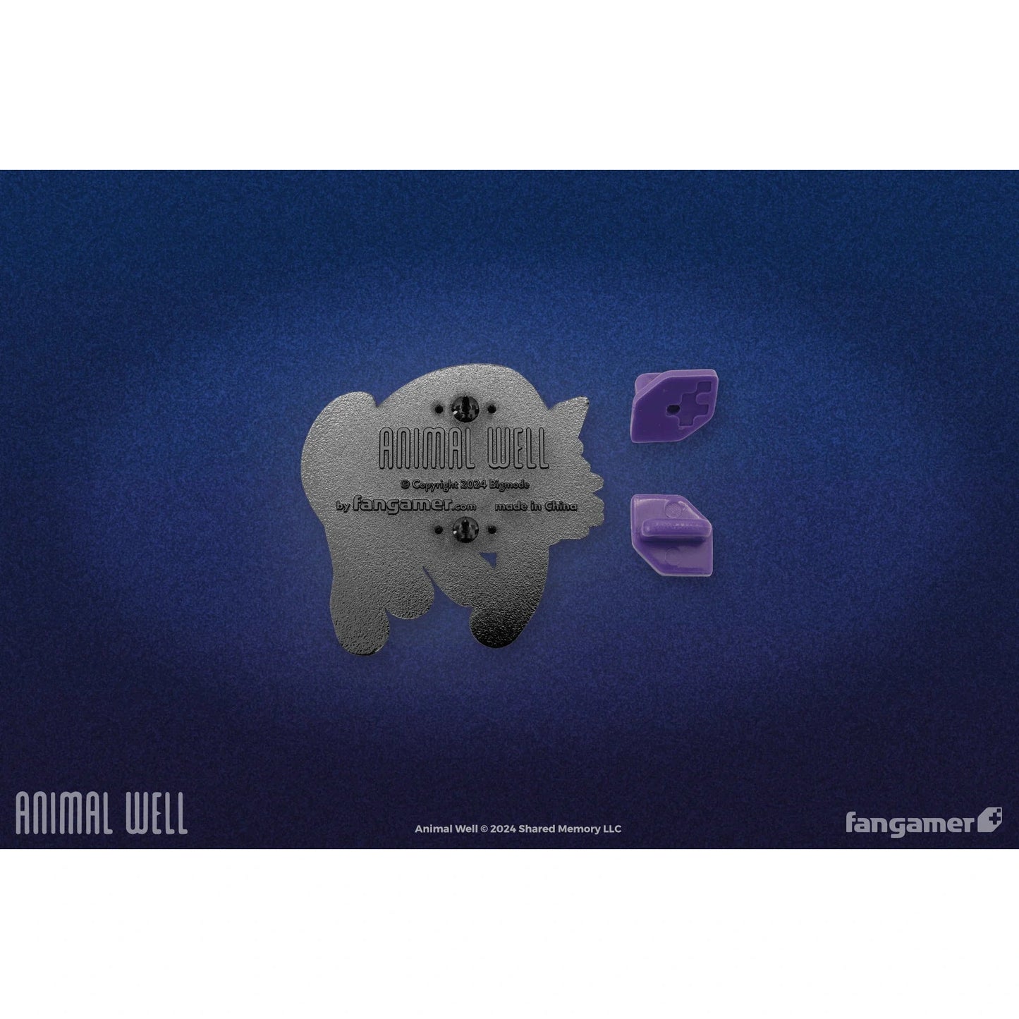 Animal Well Ghost Lenticular Pin - Fangamer