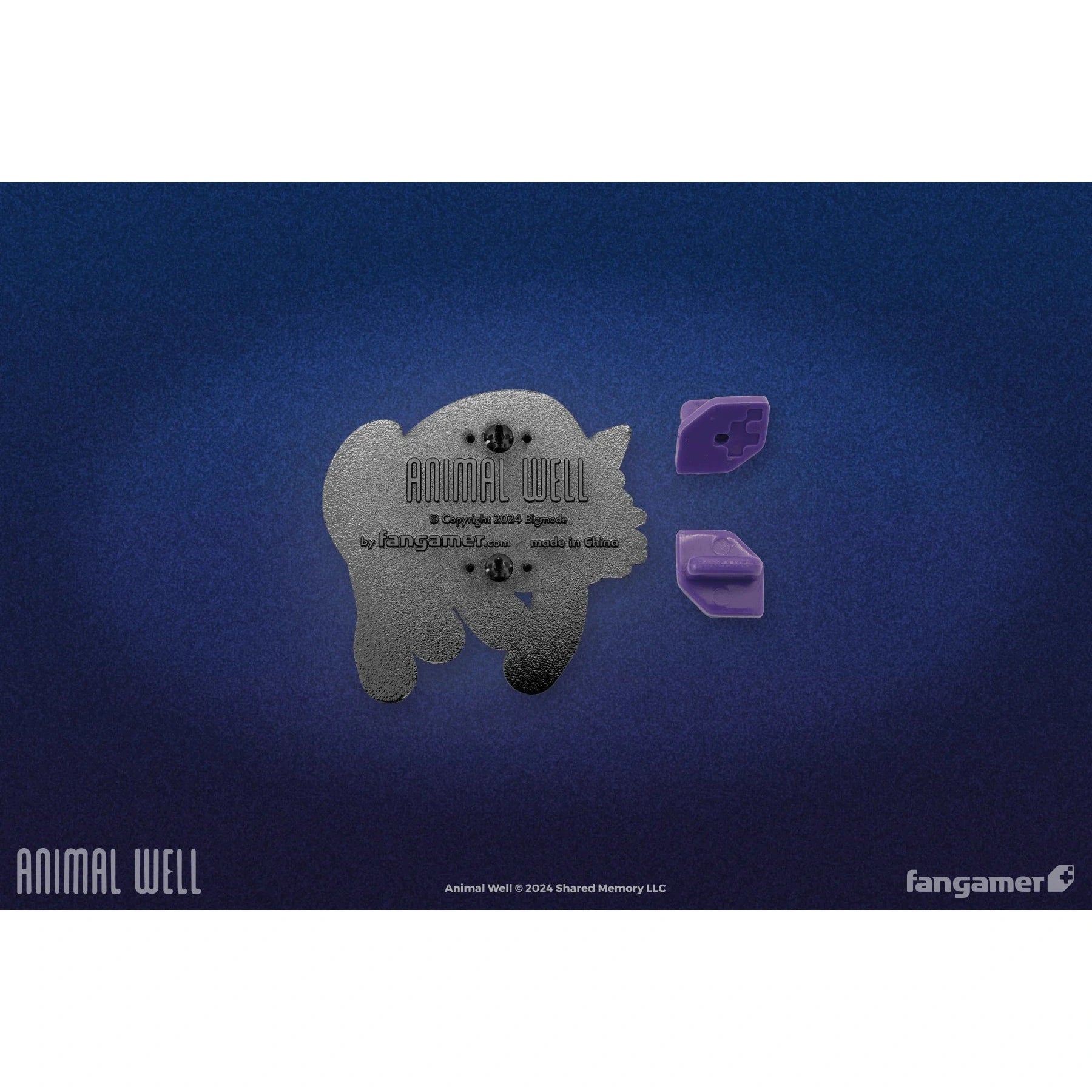 Animal Well Ghost Lenticular Pin - Fangamer