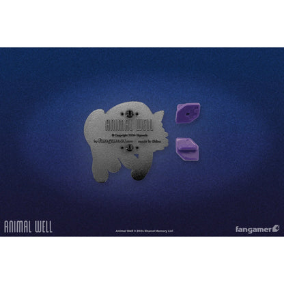 Animal Well Ghost Lenticular Pin - Fangamer